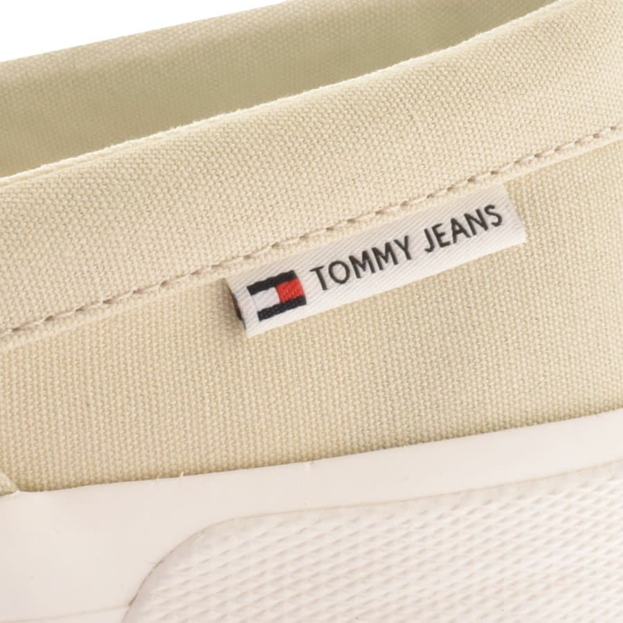 Tommy jeans canvas logo flatform trainers cheap